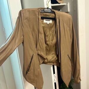 Great shape off brown almost grey leather jacket